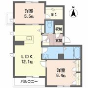 リラフォートManaの間取り画像