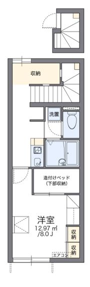 レオパレスフロストフラワーの間取り画像
