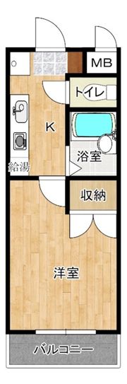 CROWN殿町の間取り画像