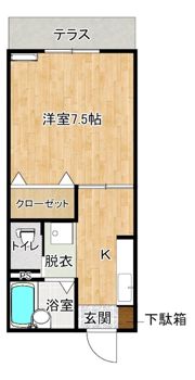 グラントワ博多の間取り画像