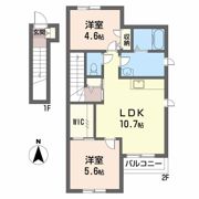 リラフォートOhanaの間取り画像