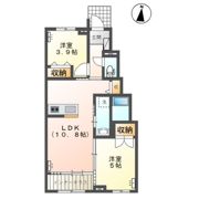 サークルコートIII Bの間取り画像