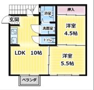 コーポ・アーサーの間取り画像