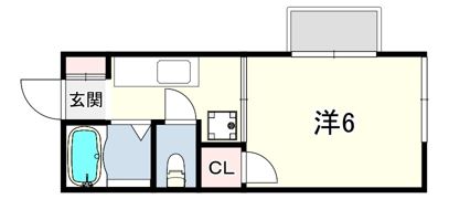 山太ハイツBの間取り画像