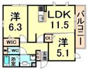 D-ROOM YOURS RESIDENCEの間取り画像
