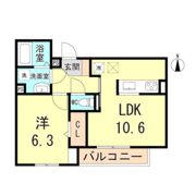 D－room西難波町の間取り画像