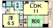 パークサイド酒庄の間取り画像