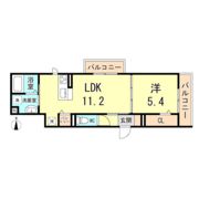 D-ROOM西難波の間取り画像