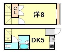 エステート西立花の間取り画像
