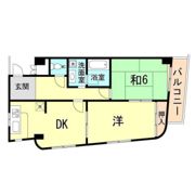 宮崎ハイツの間取り画像