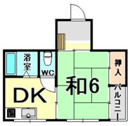 アネックス大庄の間取り画像