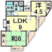 エスポワール武庫之荘北5の間取り画像