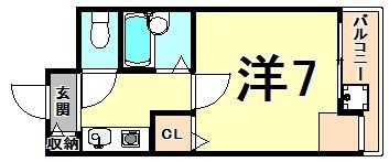 メゾン大和5号館の間取り画像