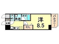 クレセールONEの間取り画像