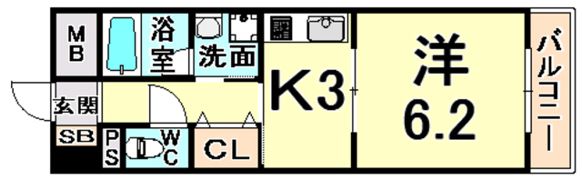 SHARON塚口の間取り画像