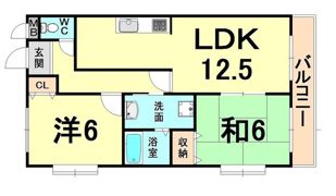 サニーコート伊丹の間取り画像