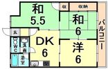 マンション摂陽の間取り画像