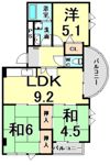 宮地マンションの間取り画像