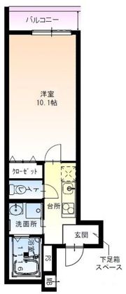 フジパレス尼崎ガーデンIII番館の間取り画像
