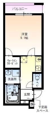 フジパレス尼崎ガーデン5番館の間取り画像