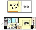 エステムコート三宮駅前ラ・ドゥーの間取り画像