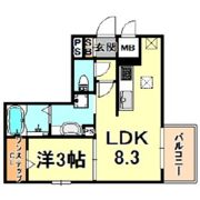 AQUILA上筒井の間取り画像