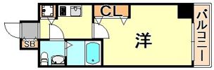 S-RESIDENCE神戸磯上通の間取り画像