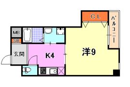 アクアプレイス新神戸駅前の間取り画像
