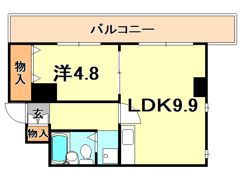 クラウンビル・レジオン三宮の間取り画像
