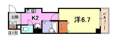 シルフィード・ドゥ御幸の間取り画像