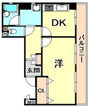 エステムコート三宮東の間取り画像