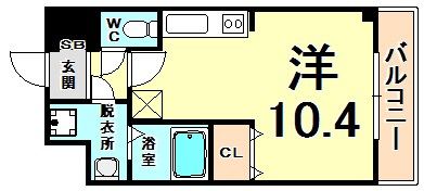 オズレジデンス尼崎の間取り画像