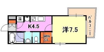 ジークレフ神戸元町の間取り画像
