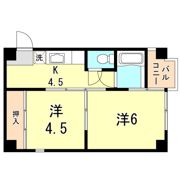 シャトーヒロの間取り画像