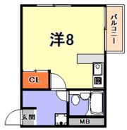 大昭マンションの間取り画像