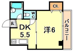 ハイツ生田の間取り画像