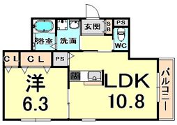 リリーコートの間取り画像
