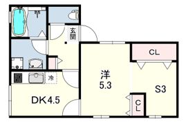 カーサ北野の間取り画像