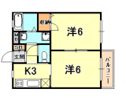中山手ガーデンパレスD棟の間取り画像