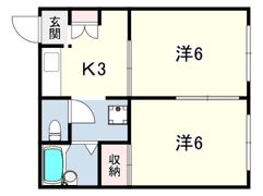 ルシエール平野B棟の間取り画像