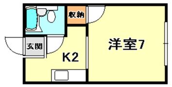 ルシエール平野B棟の間取り画像