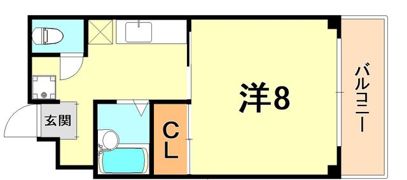 モナハイツ八雲の間取り画像