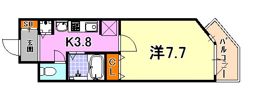 プレサンス神戸駅前グランツの間取り画像