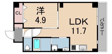 ダイワール立花の間取り画像
