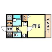 六甲ヒノキの間取り画像