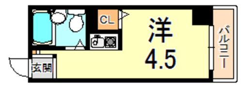 アンピエス六甲の間取り画像