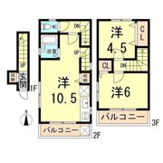 フローレス杭瀬の間取り画像