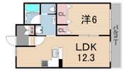 グリーンフォレスト武庫之荘11の間取り画像