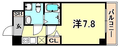 シャルマンパレ神戸花隈の間取り画像