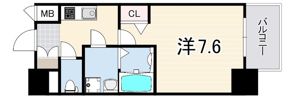 ポルト・ボヌール神戸湊川公園の間取り画像